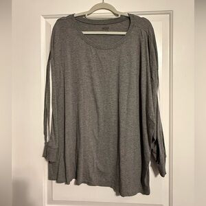 Torrid Gray Long Sleeve Women's Top